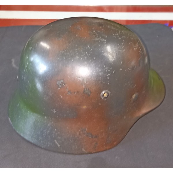 Casque Allemand camouflé 3 tons Wehrmacht 39/45 reproduction