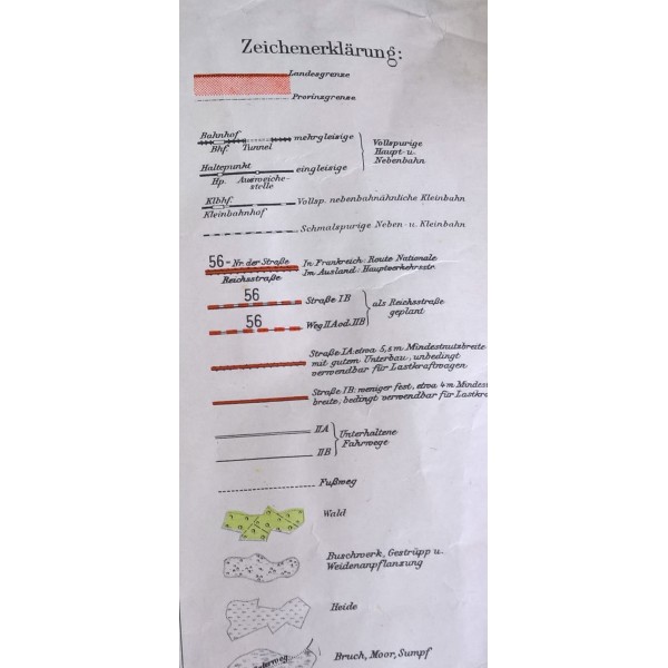 Carte état major Allemande Zomergem et Amsterdam WW2
