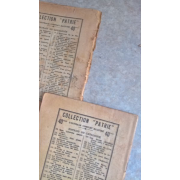 Lot de 14 romans de la collection"Patrie" WW1