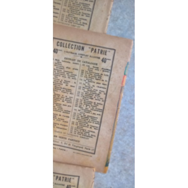 Lot de 14 romans de la collection"Patrie" WW1