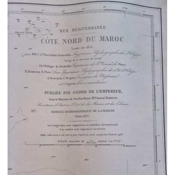 Ancienne carte maritime La...