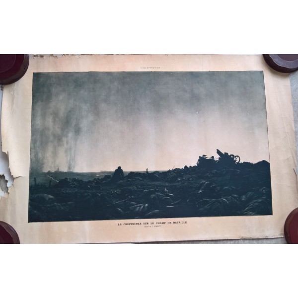 Lot de 4 affiches du magazine "L'illustration " WW1
