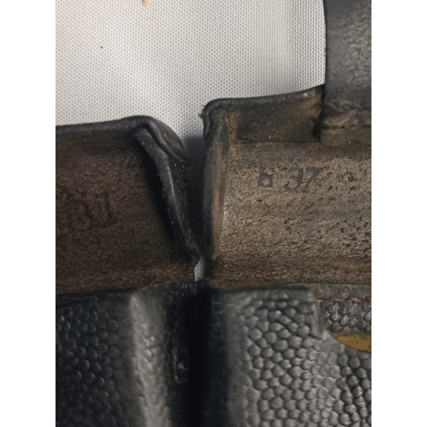 Cartouchière Mauser 98k Allemand 1937 régimentée WW2