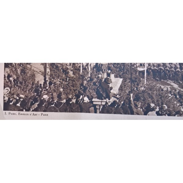 Gravure, affiche, photo "Le défilé de la victoire" 14 juillet 1919