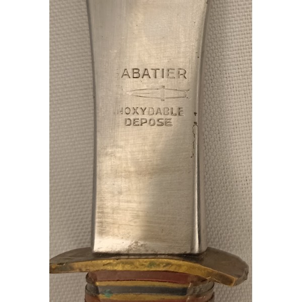 Couteau de lancé fabrication SABATIER vintage