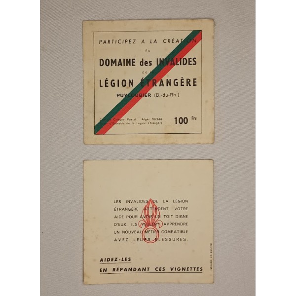 Timbres Légion Etrangère...