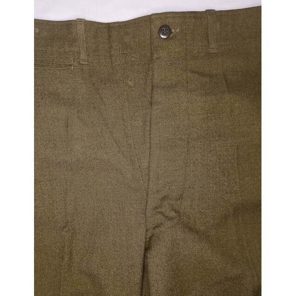 Pantalon moutard M-37 guerre US Army trousers serge wool 1941 WW2