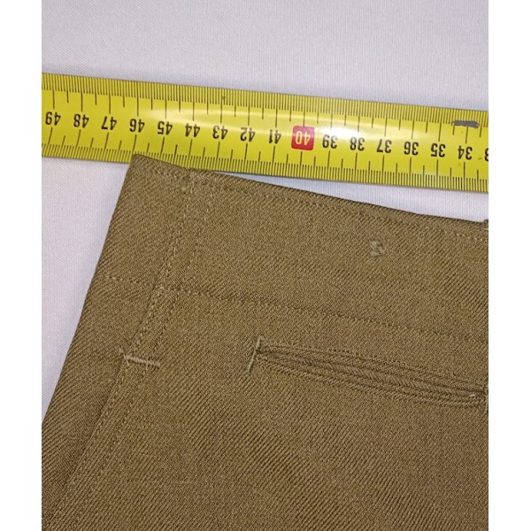 Pantalon moutard M-37 guerre US Army trousers serge wool 1941 WW2