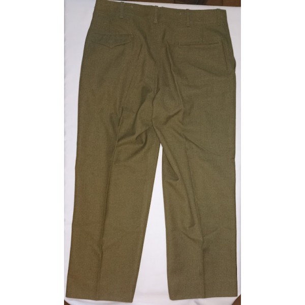 Pantalon moutard M-37 guerre US Army trousers serge wool 1941 WW2