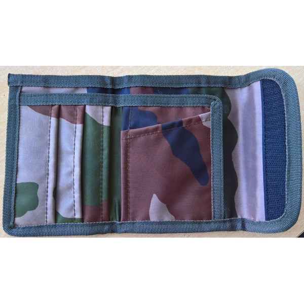 Porte feuilles, porte monnaie camouflage CE