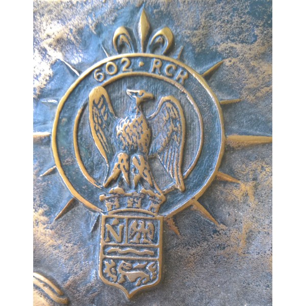 Plaque bronze souvenir...