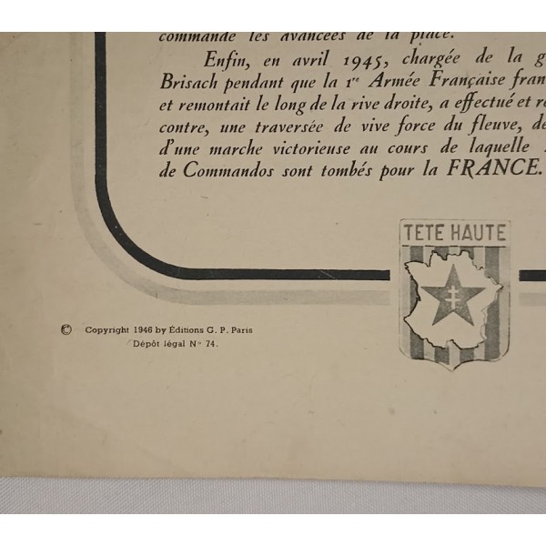 Revue COMMANDO d'Afrique 1940/45 libération 1er Armée WW2