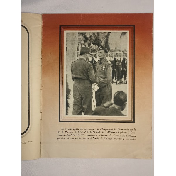 Revue COMMANDO d'Afrique 1940/45 libération 1er Armée WW2
