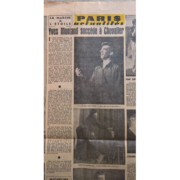 Journal Paris actualités Dimanche 22 septembre 1946