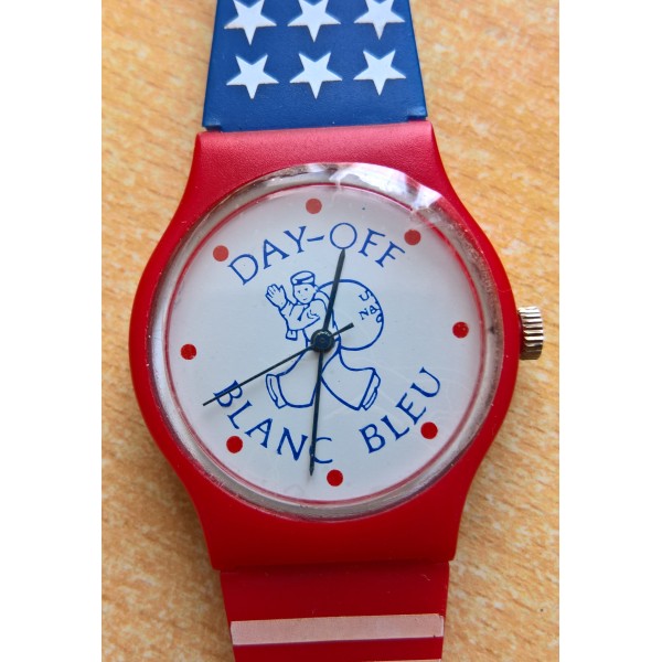 Montre Blanc Bleu