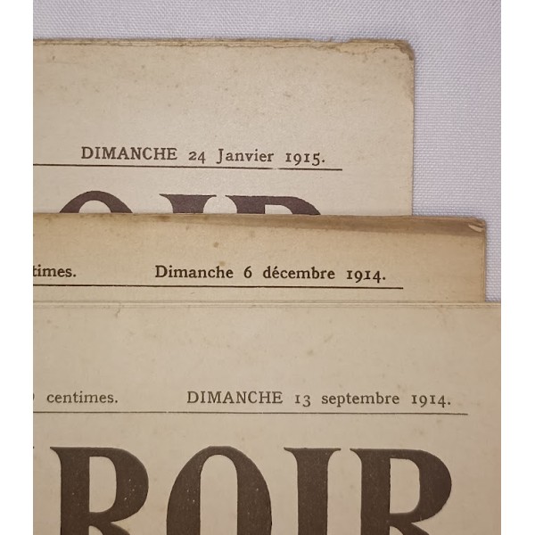 Revues MIRIOR guerre 1914/1915 WW1
