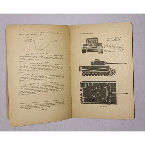 Manuel d'instruction Préparation Militaire FFI résistance année 1945 WW2