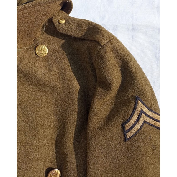 Capote US Army Over coat wool 1941 nominative WW2