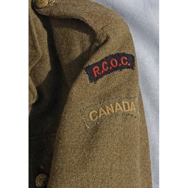 Vareuse troupes Canadienne service dress WW2