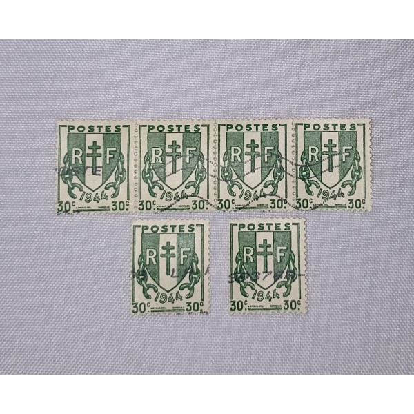Timbres Libération France...
