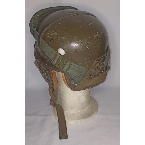 Casque de tankiste de l'armée Belge vintage années 50