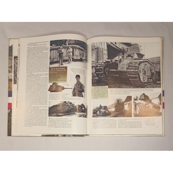 Livre les chars B au combat 15ème BCC France 40 WW2