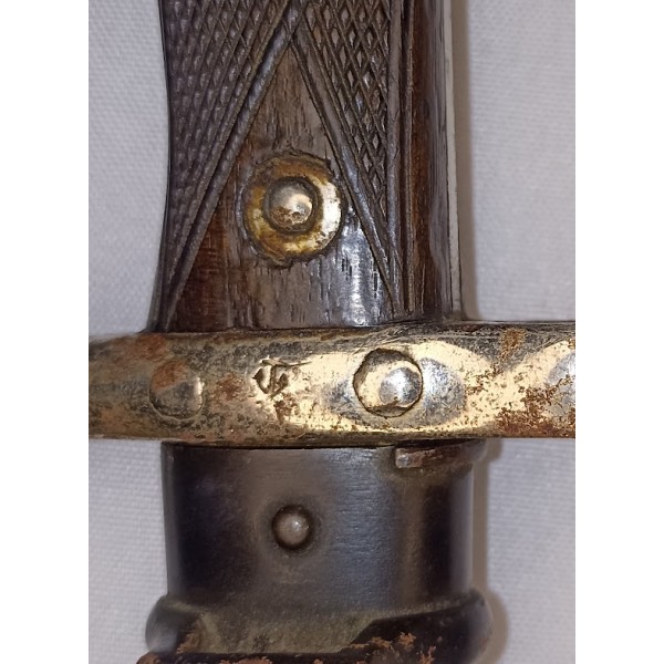 Baïonnette fusil Gras de marine modifier rare WW1