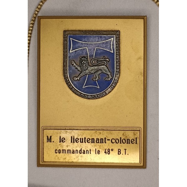 Lieutenant Colonel DELESTRE commandant 48ème Bataillon Transmission