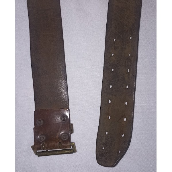 Ceinturon cuir français poilu modèle 1903/1914 ww1