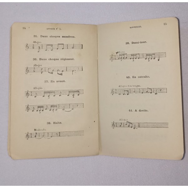 Manuel d'instruction exercices et manœuvres de la Cavalerie 1901 WW1