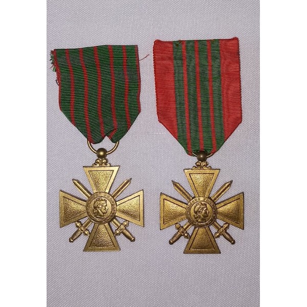 Médailles Croix de Guerre...