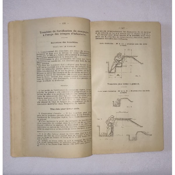 Manuel d'instructions élève soldat préparation toutes armes 1924