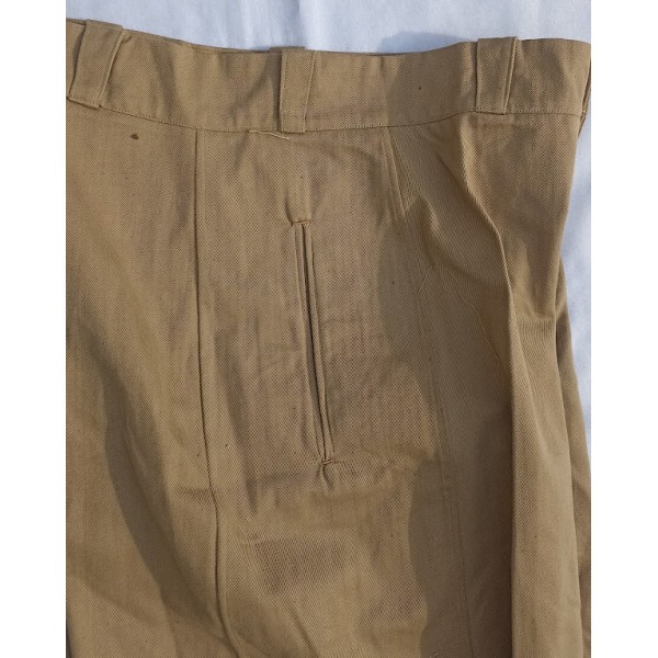 Saroual, sarouel modèle 1952 toile kaki clair AFN compagnie Saharienne Légion portée