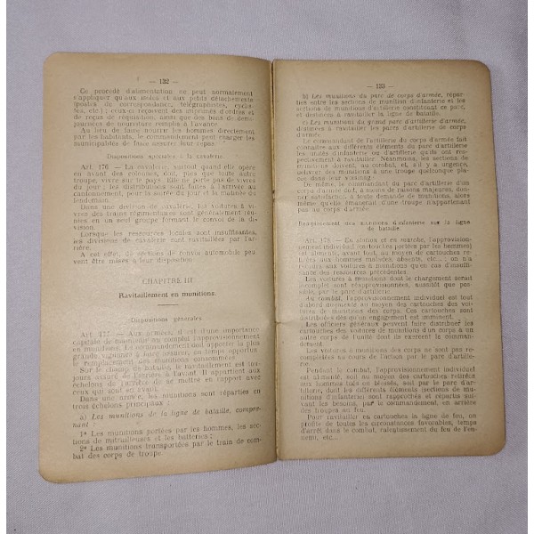 Manuel instructions militaire S/Off Infanterie en campagne 1914
