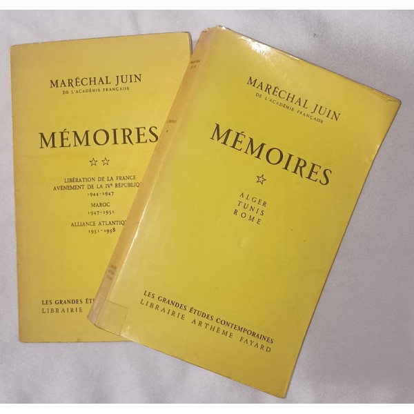 Livres Mémoires du Maréchal...
