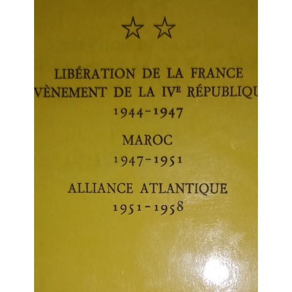 Livres Mémoires du Maréchal Juin de 1940 à 1958 deux tomes