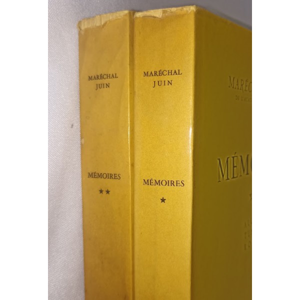 Livres Mémoires du Maréchal Juin de 1940 à 1958 deux tomes
