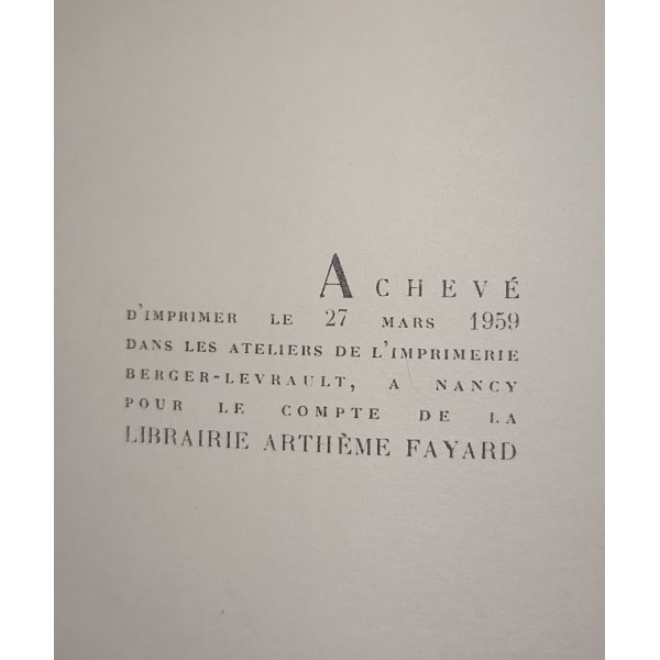 Livres Mémoires du Maréchal Juin de 1940 à 1958 deux tomes