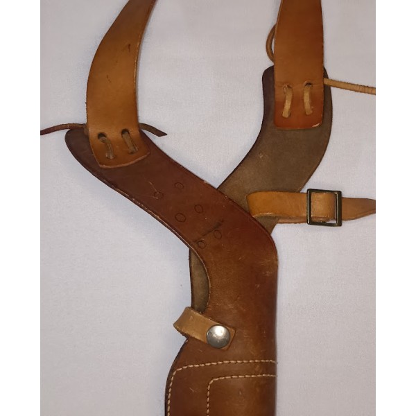 Holster d'épaule cuir étui arme 8 pouces