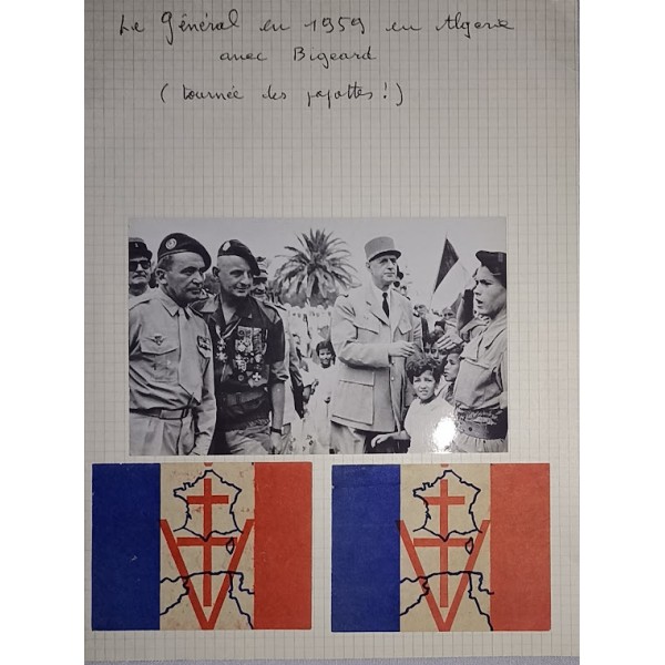 Documents originaux Charles de Gaulle la guerre d'Algérie