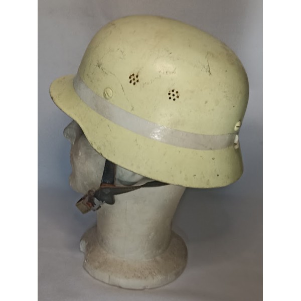 Casque Sapeur Pompier Allemand Feuerwehrmann années 50