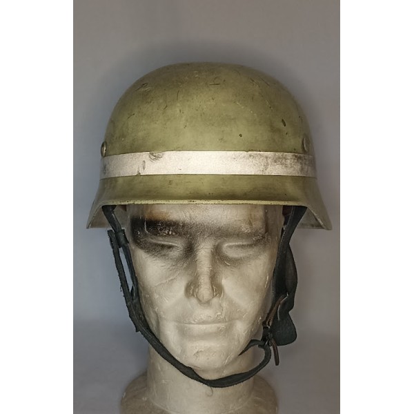 Casque Sapeur Pompier Allemand Feuerwehrmann plastique modèle 1997