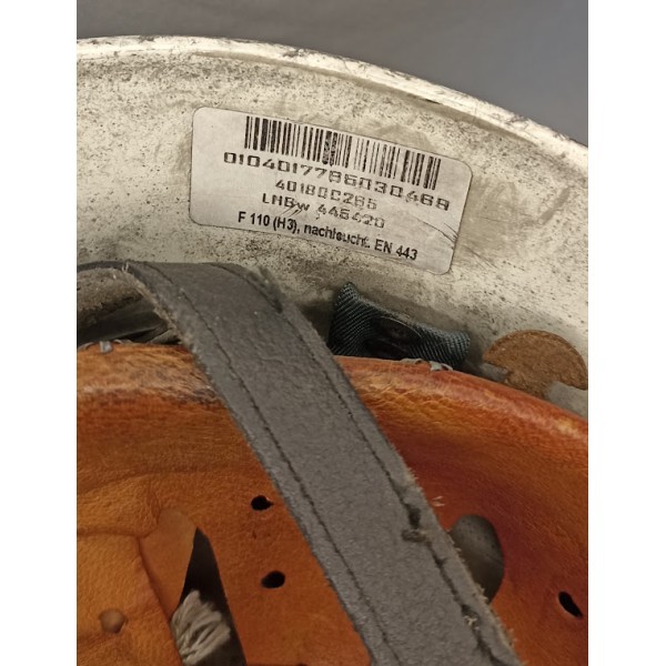 Casque Sapeur Pompier Allemand Feuerwehrmann plastique modèle 1997