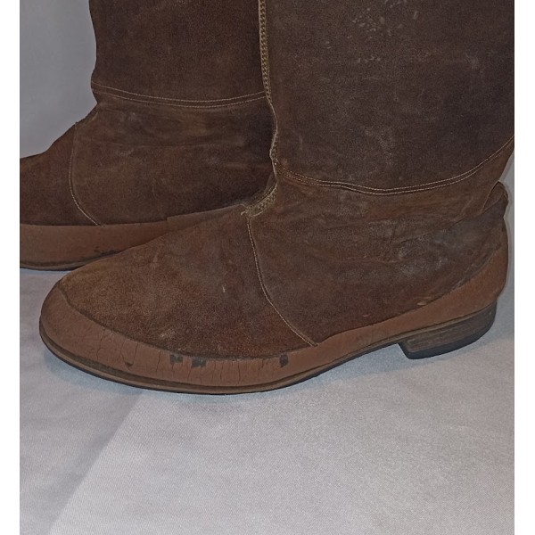 Bottes de vol pattern 1940 flying boots  RAF personnel naviguant bombardier WW2