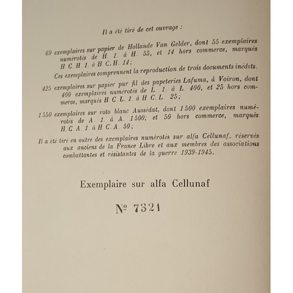 Mémoires livres Général Charles de Gaulle lot 1