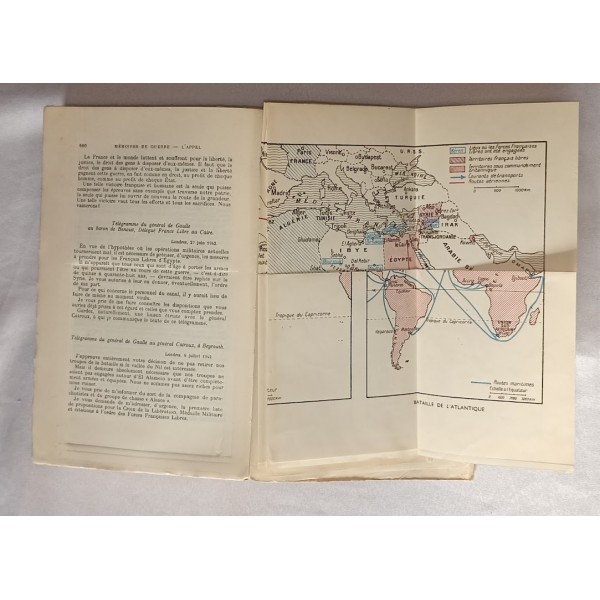 Mémoires livres Général Charles de Gaulle lot 1