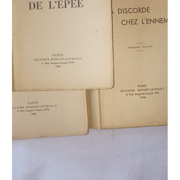 Livres Charles de GAULLE...