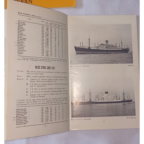 Fascicules identification naval Ian Allan années 60