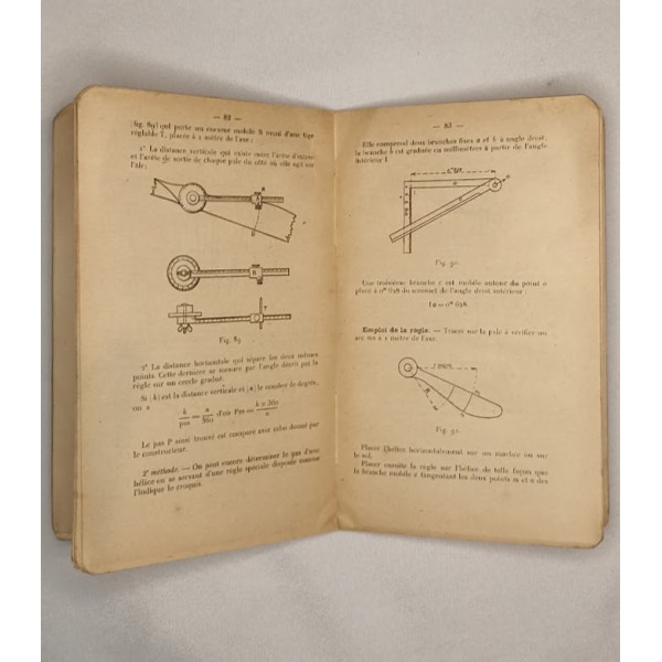 Manuels instruction mécanique aviation de Marine 1918 WW1