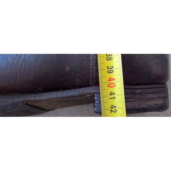 Bottes Luftwaffe WW2 en cuir marron